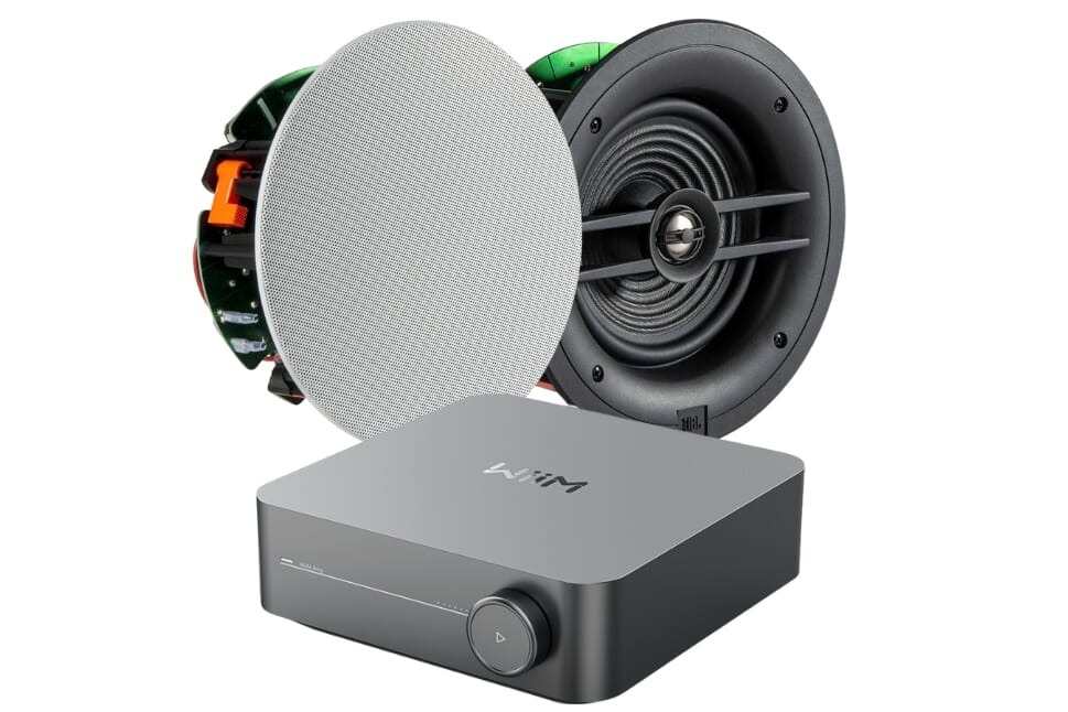 WiiM Amp + 2x JBL Stage 260C Ceiling Speakers