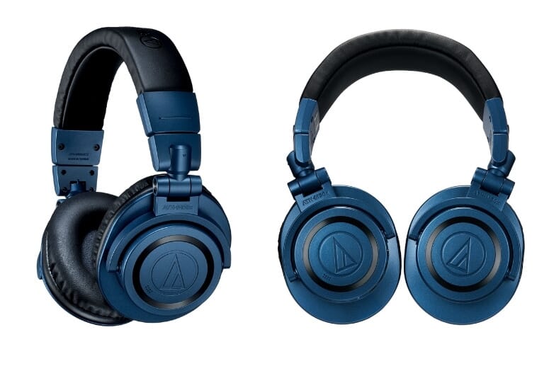 Audio Technica ATH-M50x DS Blue Monitor Wired Headphones Limited
