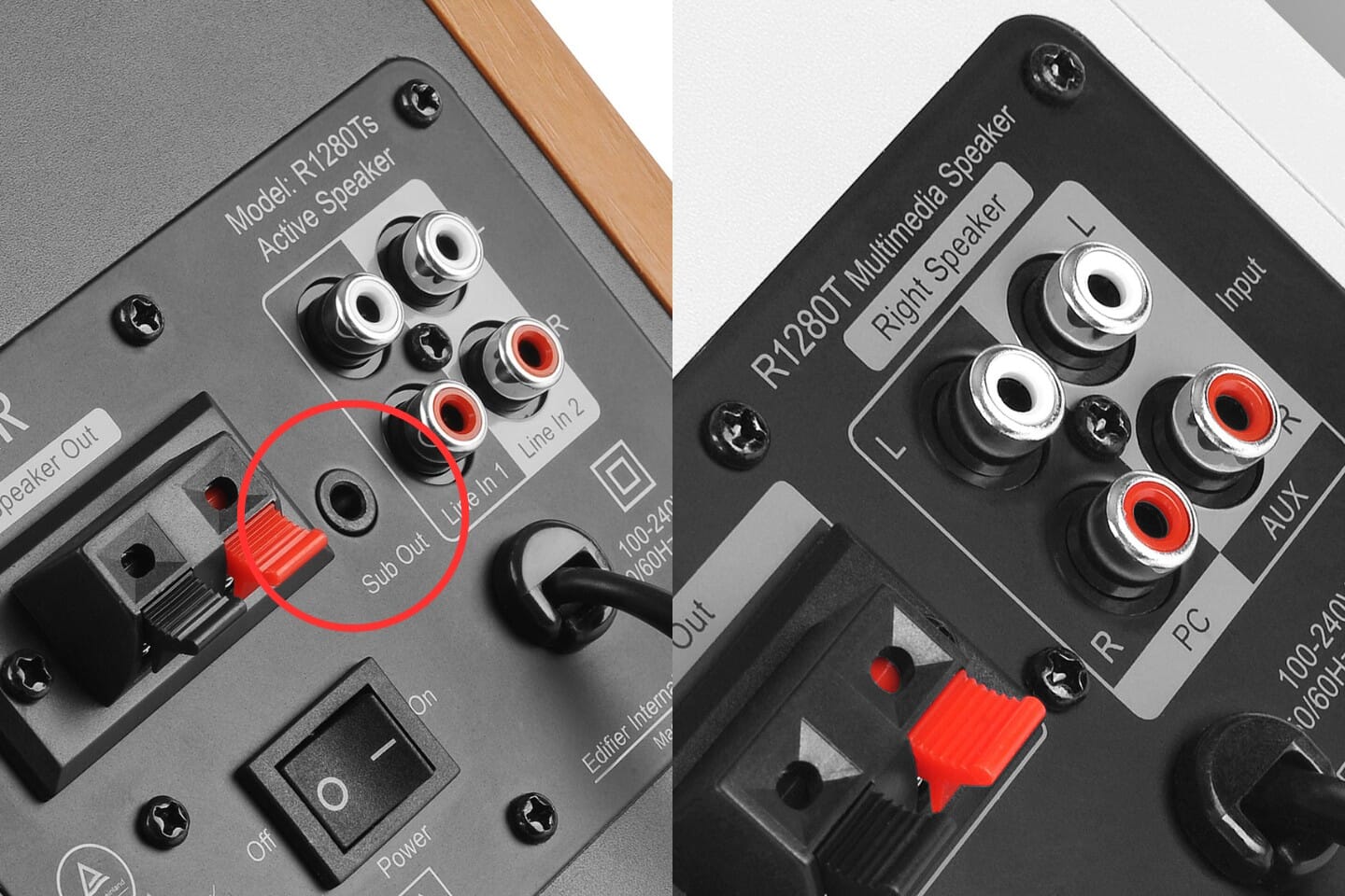 Edifier R1280T vs R1280Ts