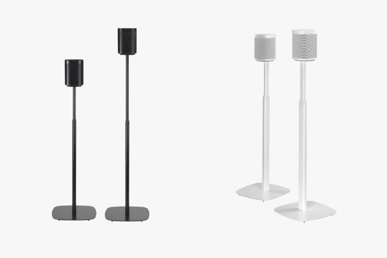 Mountson Adjustable Floor Stands for Sonos One, One SL, Play:1 (Pair)