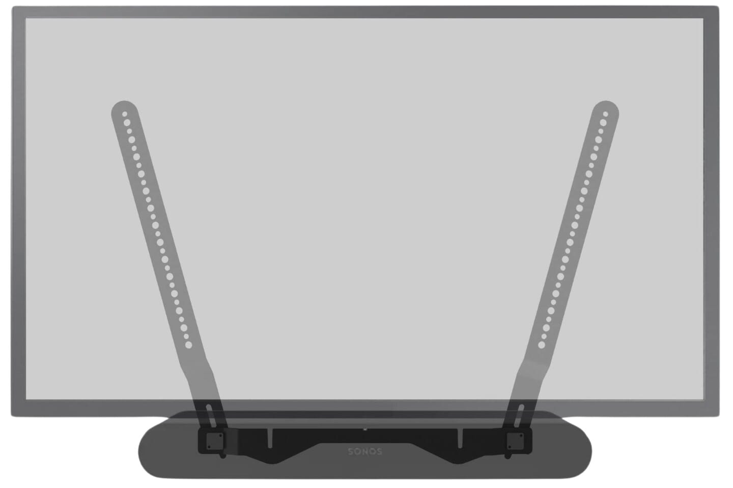 Mountson Premium TV Mount Attachment for Sonos Ray