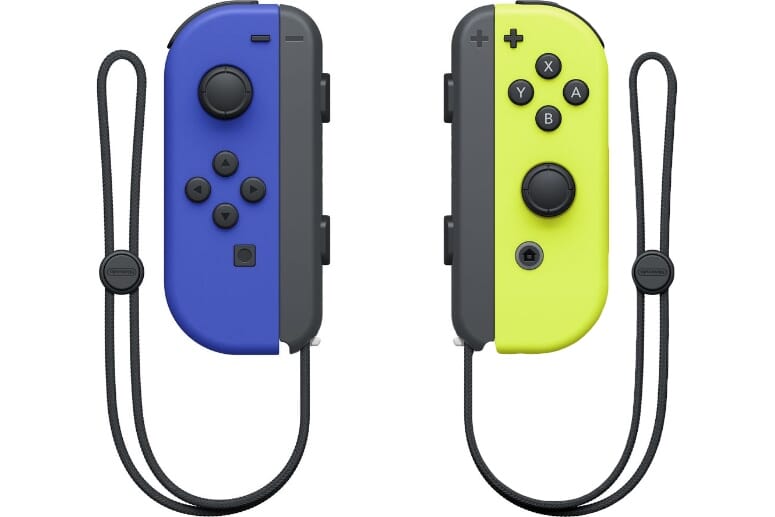 Nintendo Switch Joy-Con Controller Pair - Blue / Neon Yellow