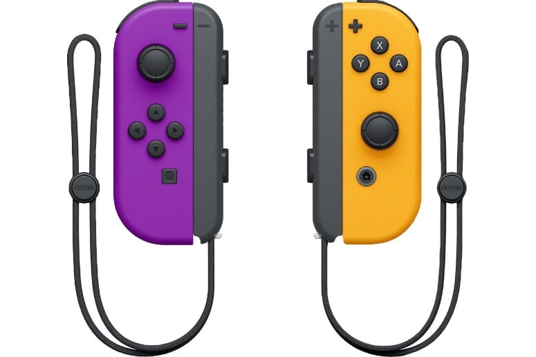 Nintendo Switch Joy-Con Controller Pair - Neon Purple / Neon Orange