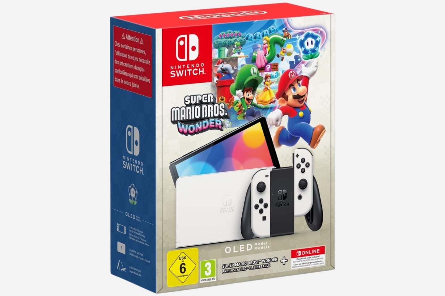 Nintendo Switch OLED & Super Mario Bros. Wonder Bundle