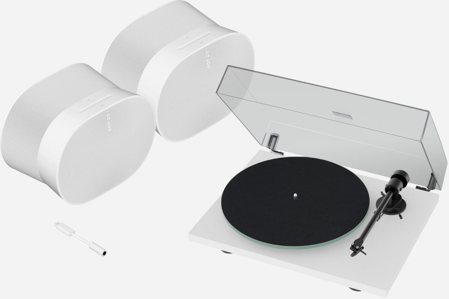 Pro-Ject T1 EVO Phono + Sonos Era 300 (Pair) Turntable Bundle