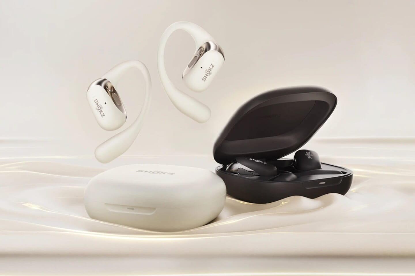 Shokz OpenFit 2 | Bluetooth Wireless Open-Ear Headphones | Smart
