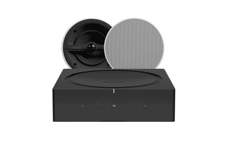 Institut Mus Smag Sonos Amp + 2 x Bowers & Wilkins CCM 362 In-Ceiling Speaker Bundle | Smart  Home Sounds