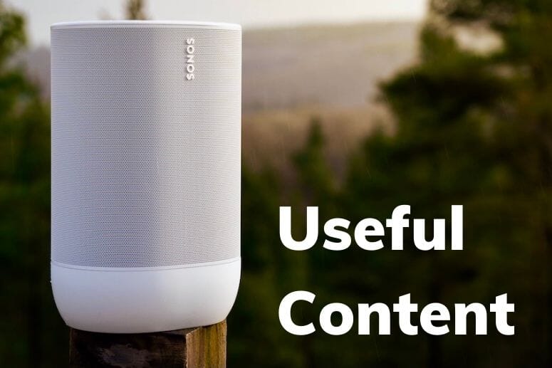 Sonos Move Useful Content