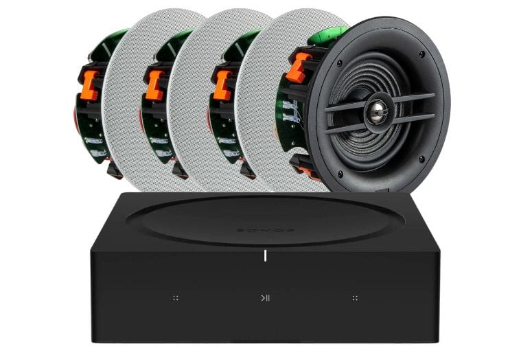 Sonos Amp + 4x JBL Stage 260C In-Ceiling Speakers