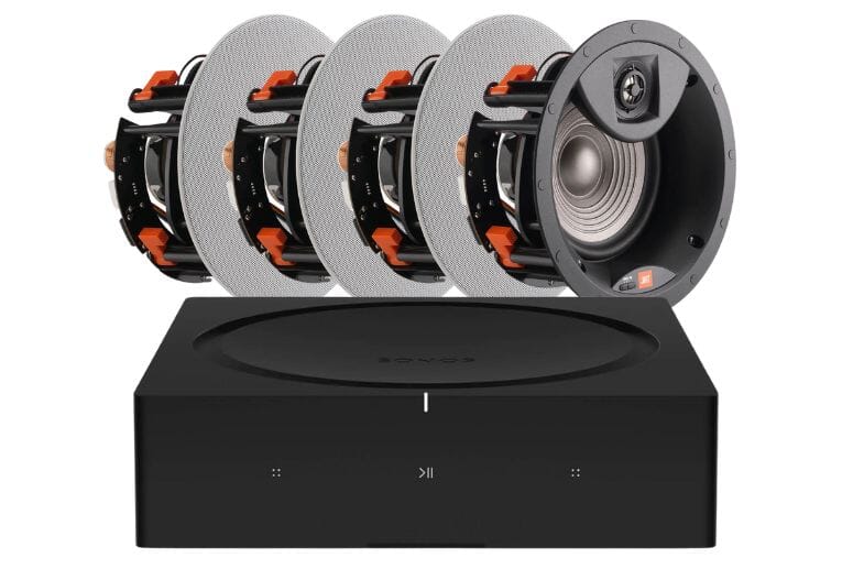 Sonos Amp + 4x JBL Studio 2 6IC In-Ceiling Speakers