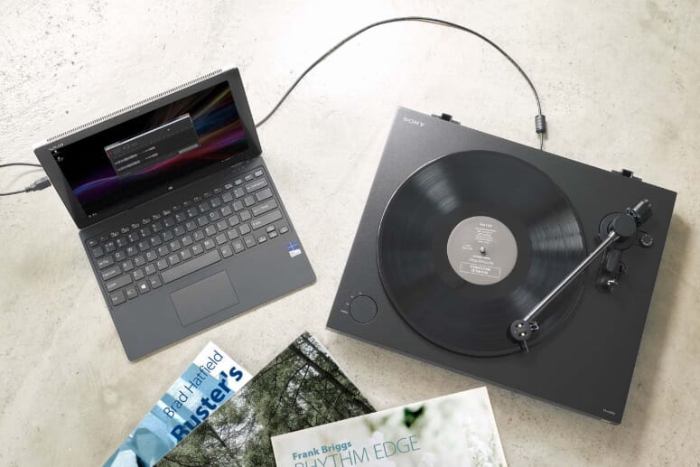 Sony’s premium plug ‘n play turntable with Hi-Res vinyl recording capability
