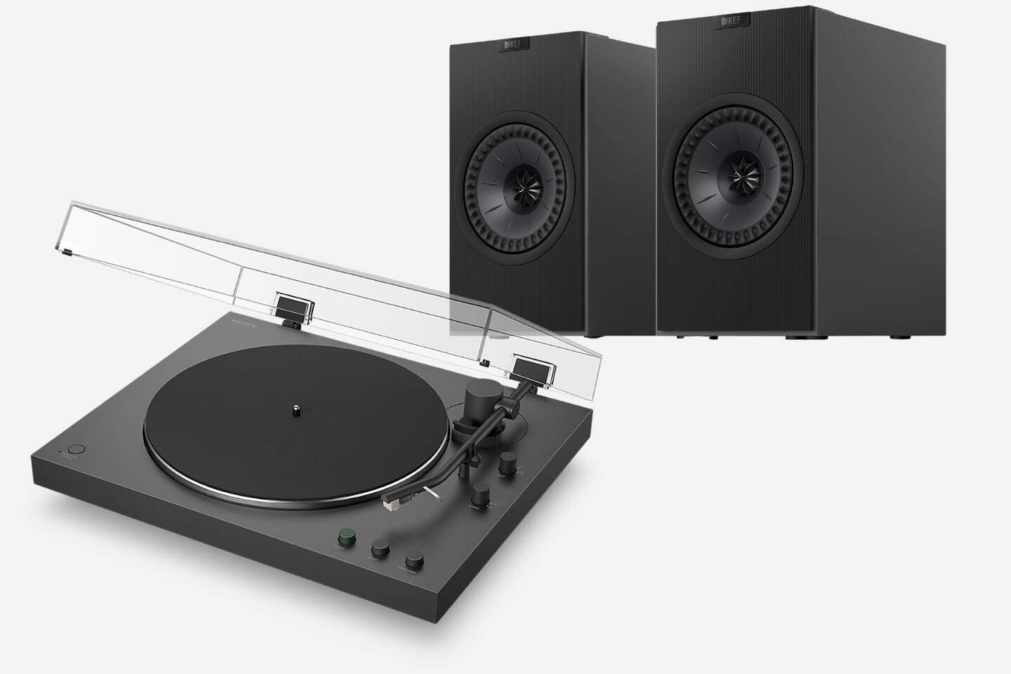 Sony PS-LX3BT & KEF Coda W