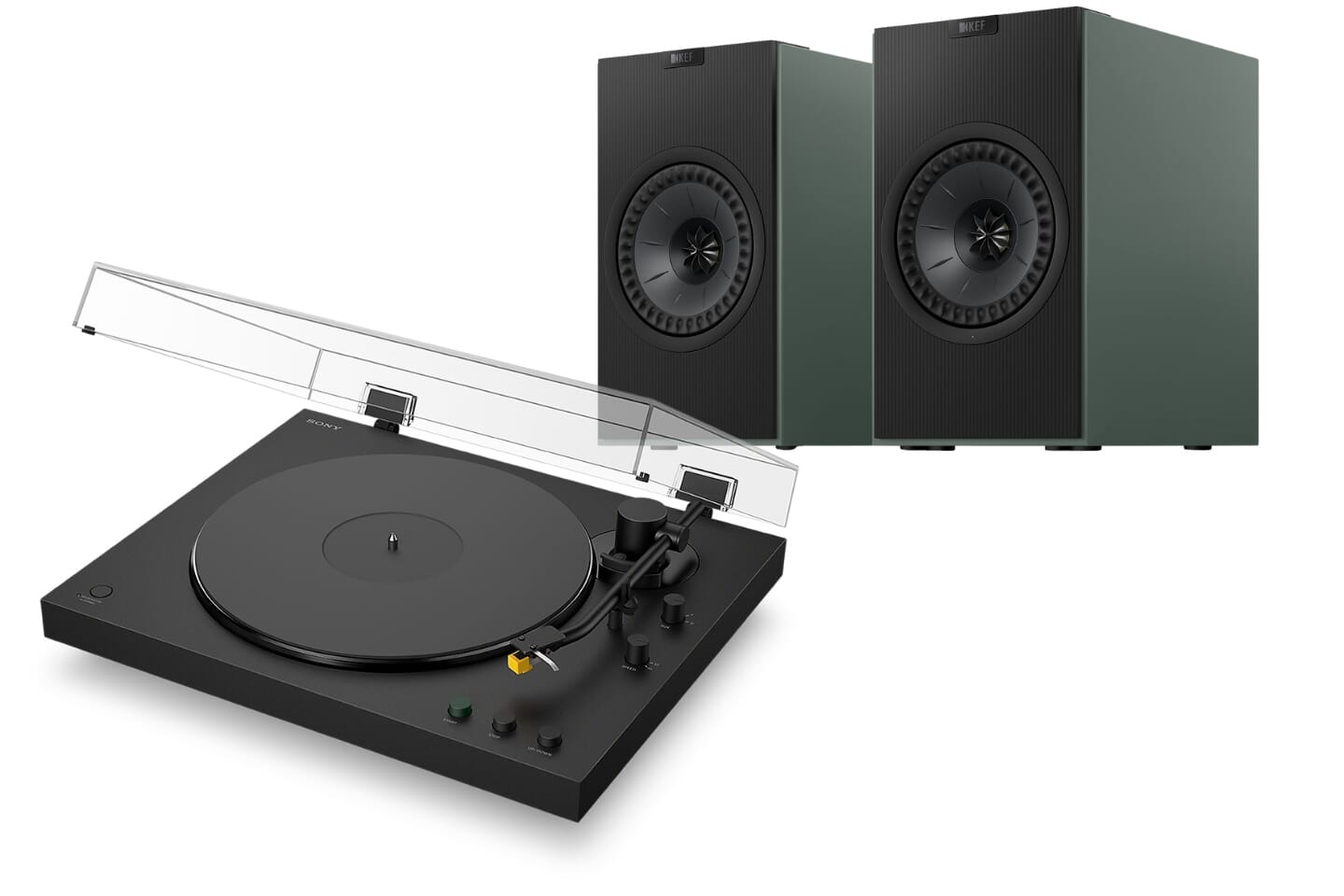 Sony PS-LX5BT & KEF Coda W