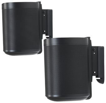 Flexson Pair Wall Mount for Sonos One - Black