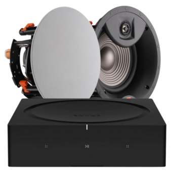 Sonos Amp + 2 x JBL Studio 2 8IC In-Ceiling Speakers