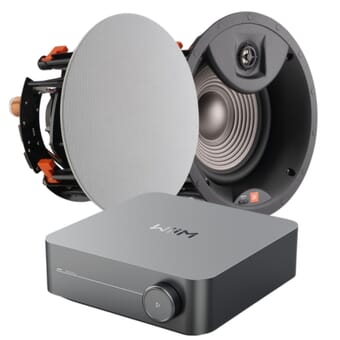WiiM Amp + 2 x JBL Studio 2 8IC In-Ceiling Speakers