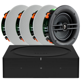 Sonos Amp + 4 x JBL Stage 280C In-Ceiling Speakers