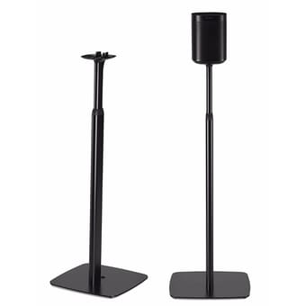 Flexson Adjustable Floor Stand for Sonos One & Play:1 (Pair) Black