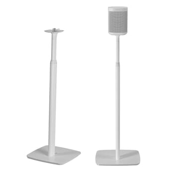 Flexson Adjustable Floor Stand for Sonos One & Play:1 (Pair) White