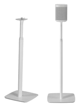 Flexson Adjustable Floor Stand for Sonos One & Play:1 (Pair) White