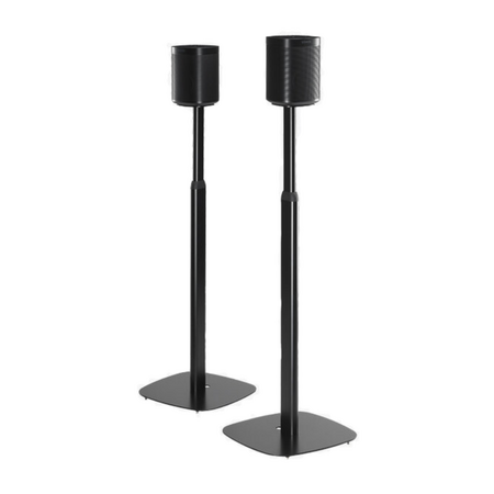 Mountson Adjustable Floor Stand for Sonos One, One SL & Play:1 (Pair)