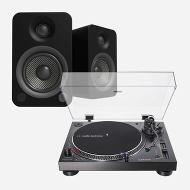 Audio-Technica AT-LP120XBTUSB & Kanto YU4 Audio-Technica AT-LP120XBTUSB & Kanto YU4