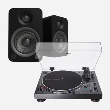Audio-Technica AT-LP120XUSB & Kanto YU4 Audio-Technica AT-LP120XUSB & Kanto YU4