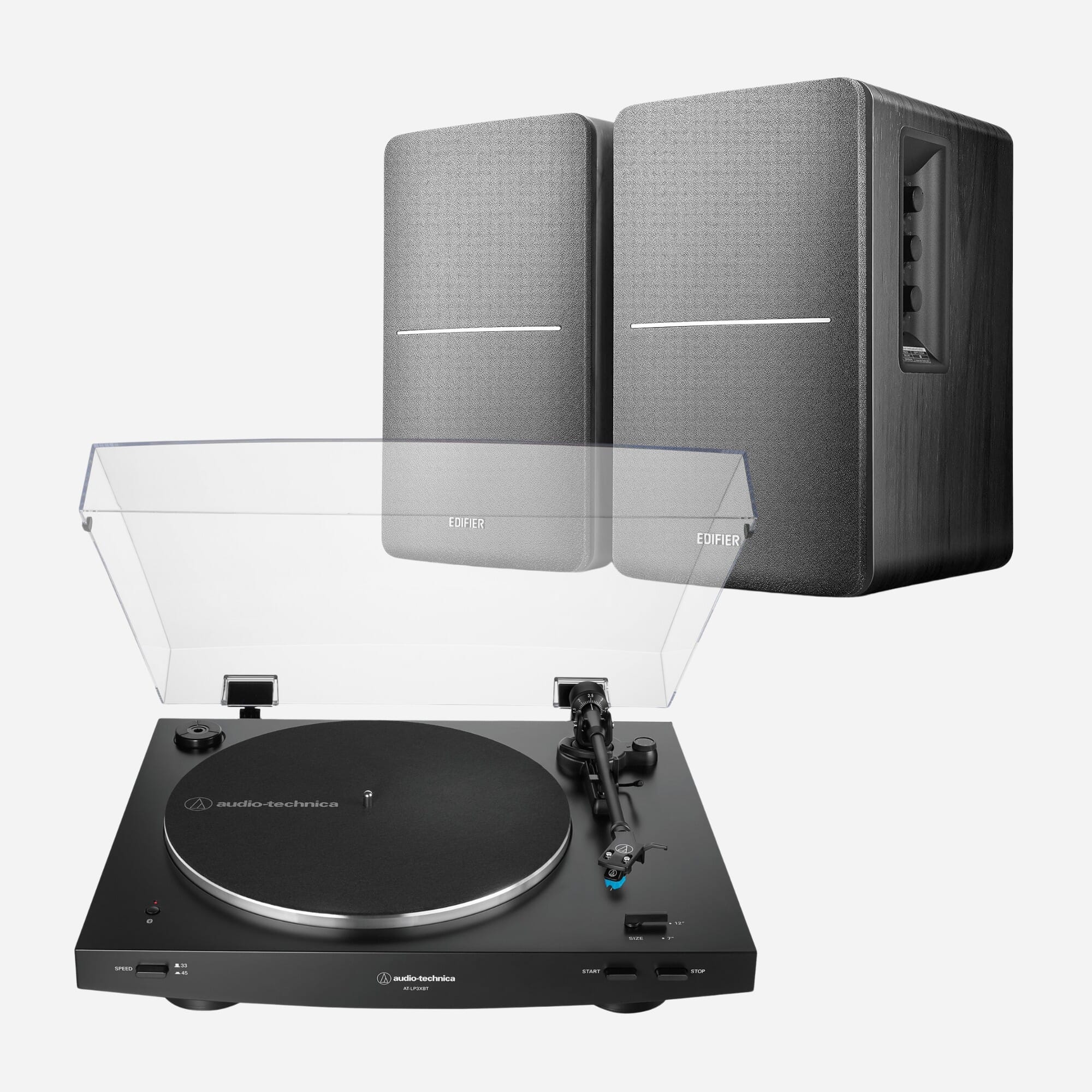 Audio-Technica AT-LP3XBT & Edifier R1280DB