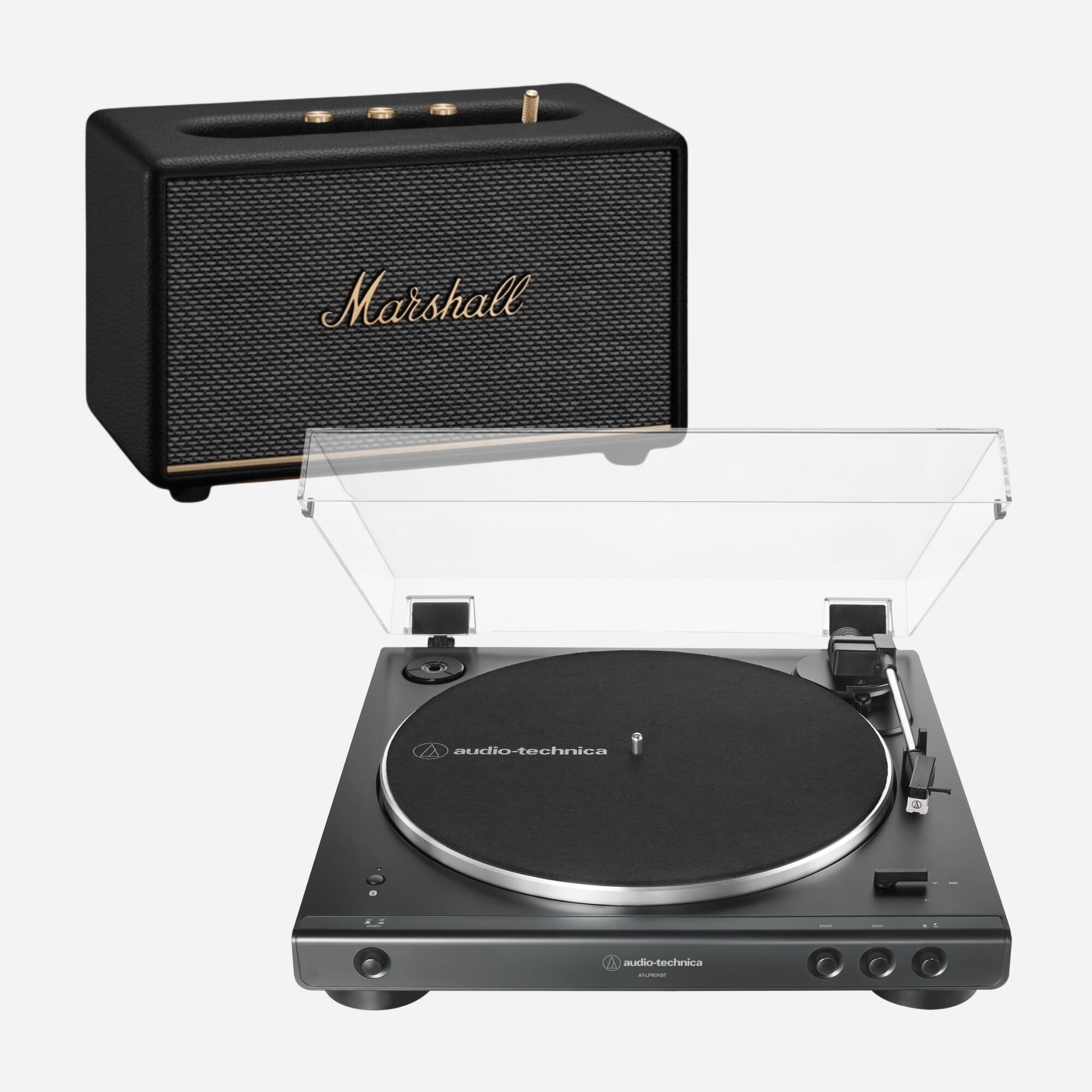 Audio-Technica AT-LP60XBT & Marshall Acton III