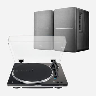 Audio-Technica AT-LP70XBT & Edifier R1280DB