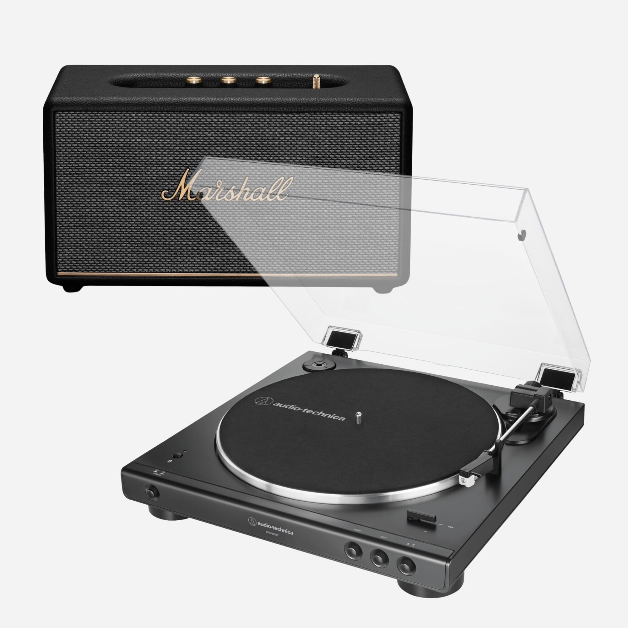 Audio-Technica AT-LP60XBT & Marshall Stanmore III