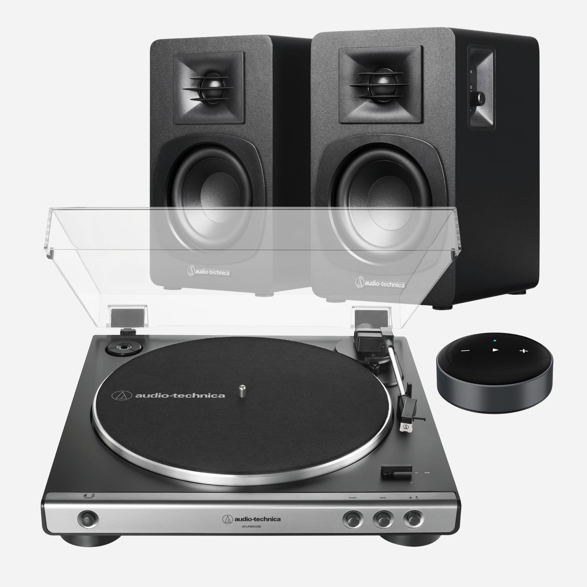 Audio-Technica LP60XUSB SP3X Wiim Mini Turntable