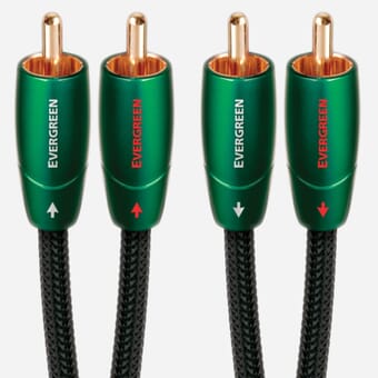 AudioQuest Evergreen 2 RCA to 2 RCA Audio Pair