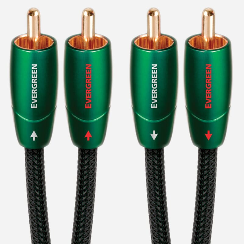 2 Rca To 2 Rca Buy AudioQuest Evergreen 2 RCA to 2 RCA Audio Pair (1m) | Smart Home Sounds