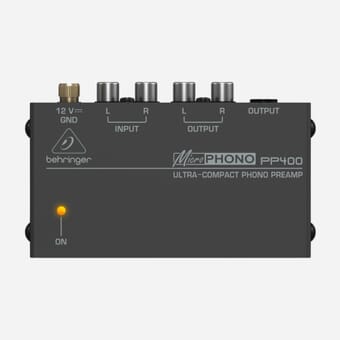 Behringer PP400 Phono Preamp cable bundle