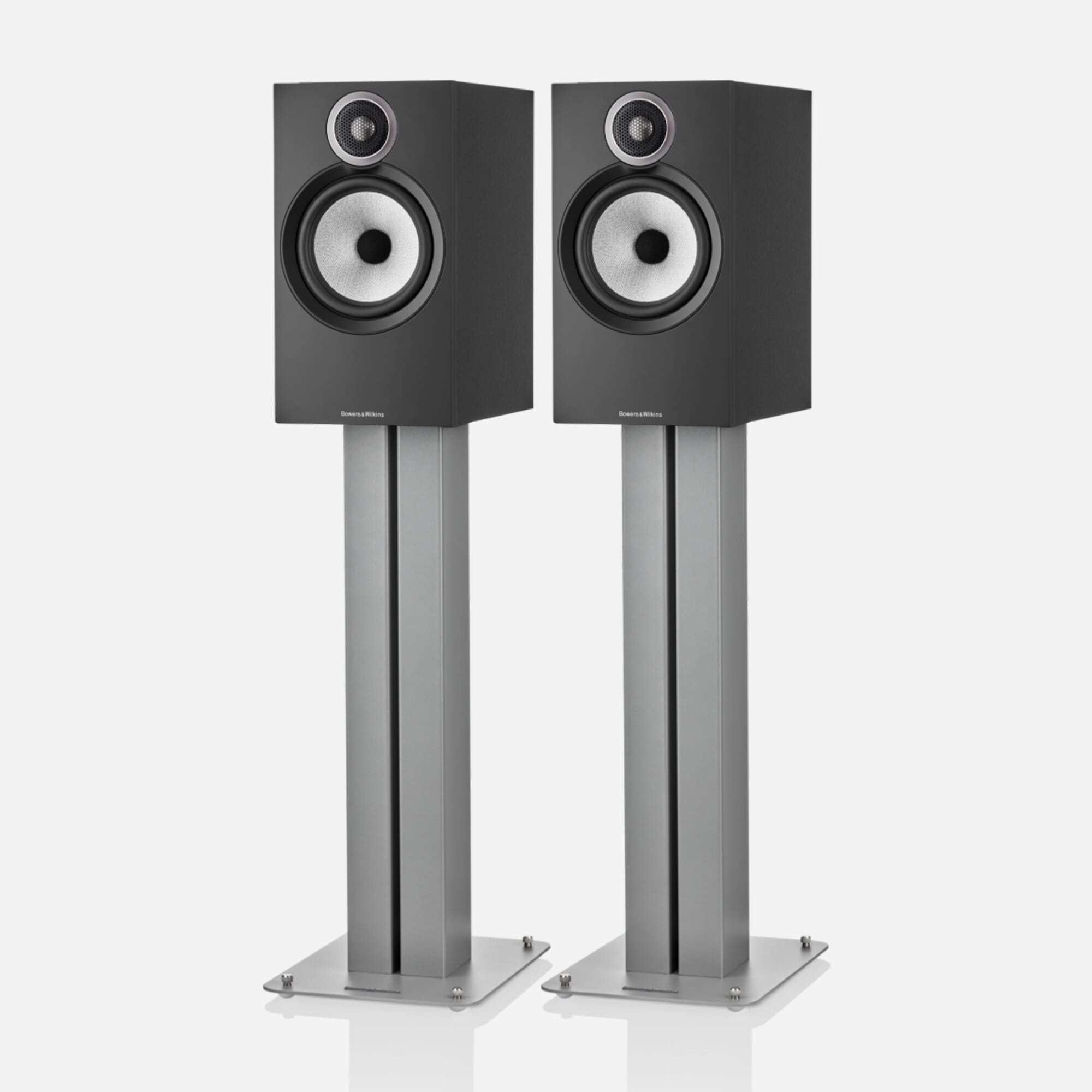 Bowers & Wilkins 606 S3 & FS-600 S3 Speaker Stands (Silver)