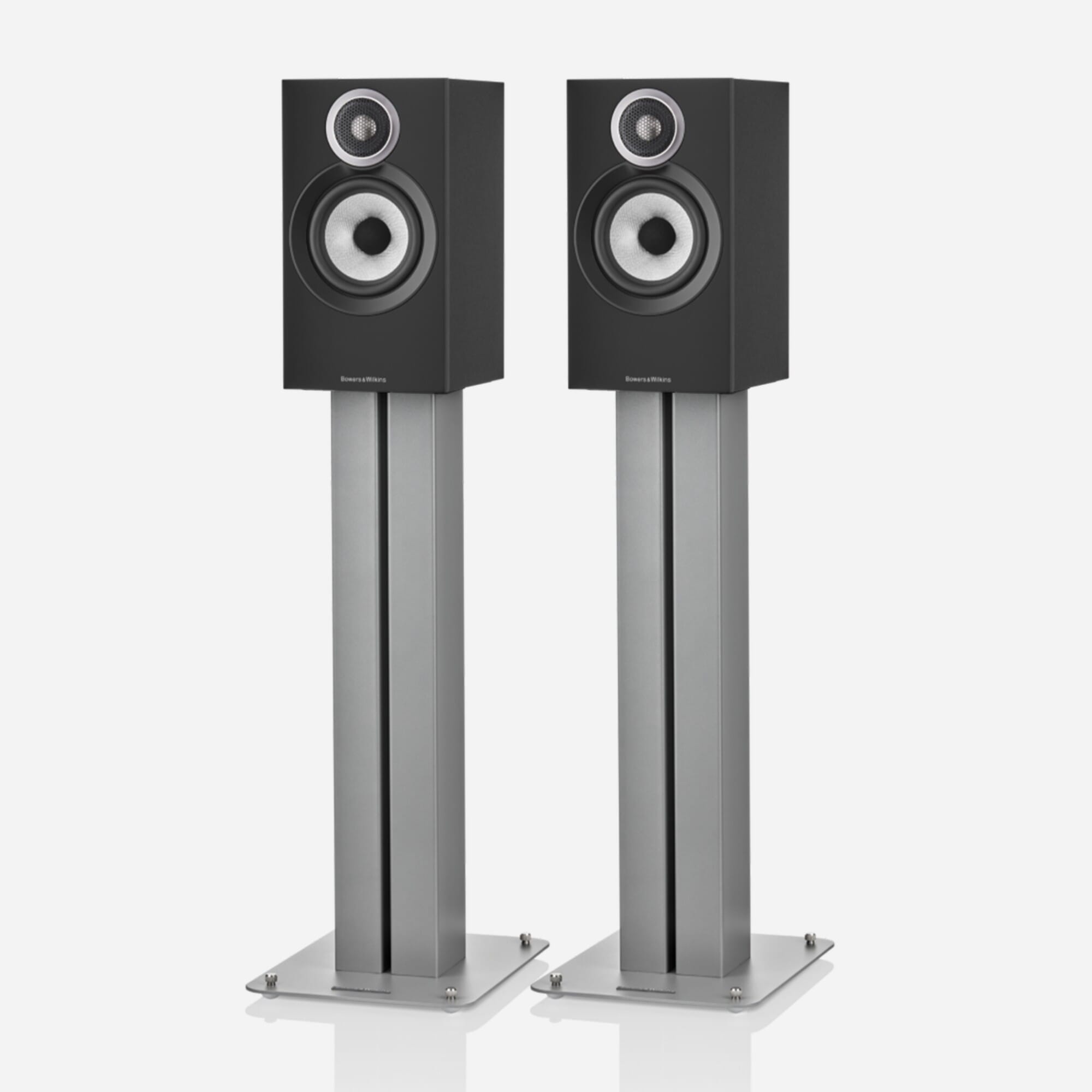 Bowers & Wilkins 607 S3 & FS-600 S3 Speaker Stands (Silver)