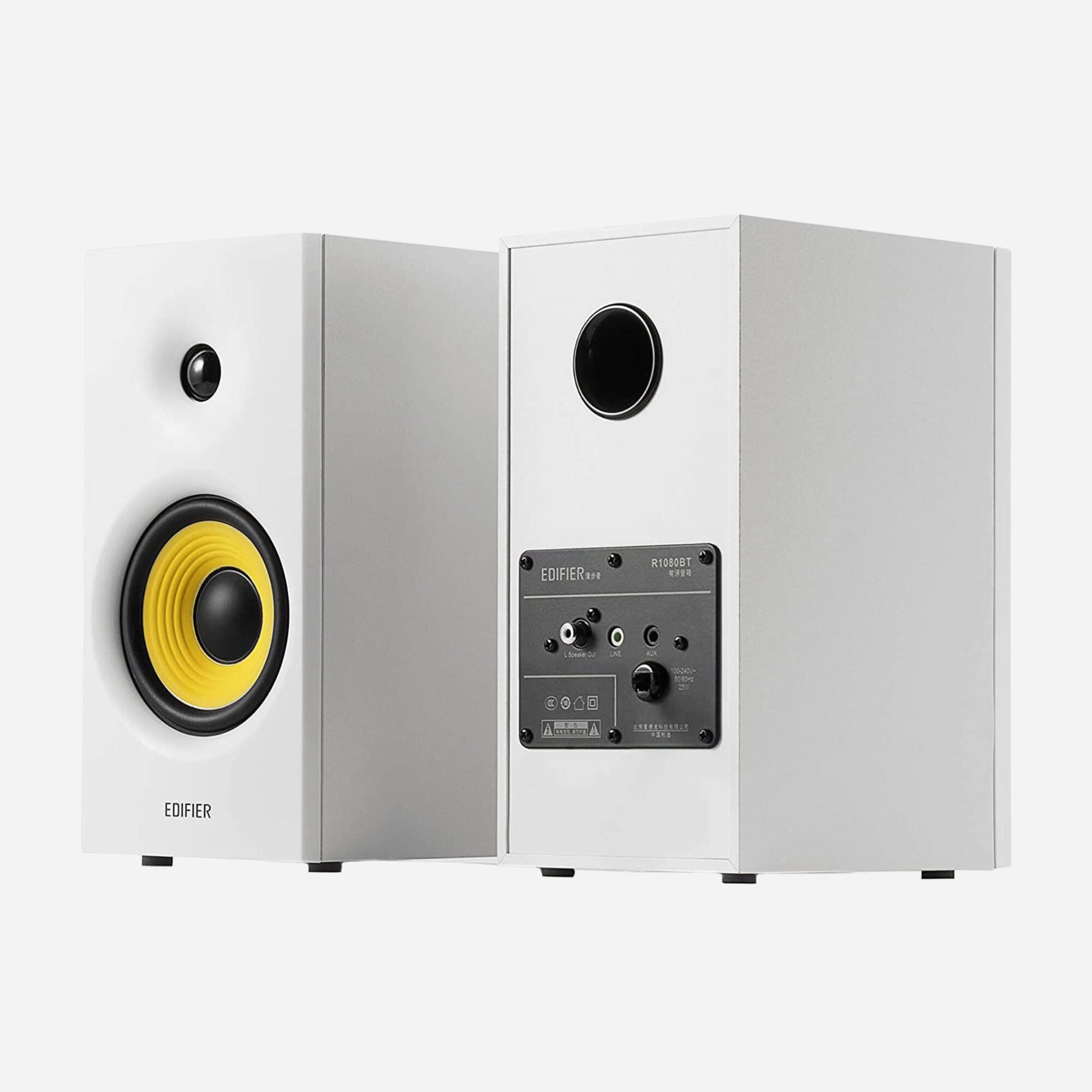 1070/EDIFIER R1080BT ホワイトスピーカー Edifier R1080BT | Active Speakers with Bluetooth | Smart Home Sounds