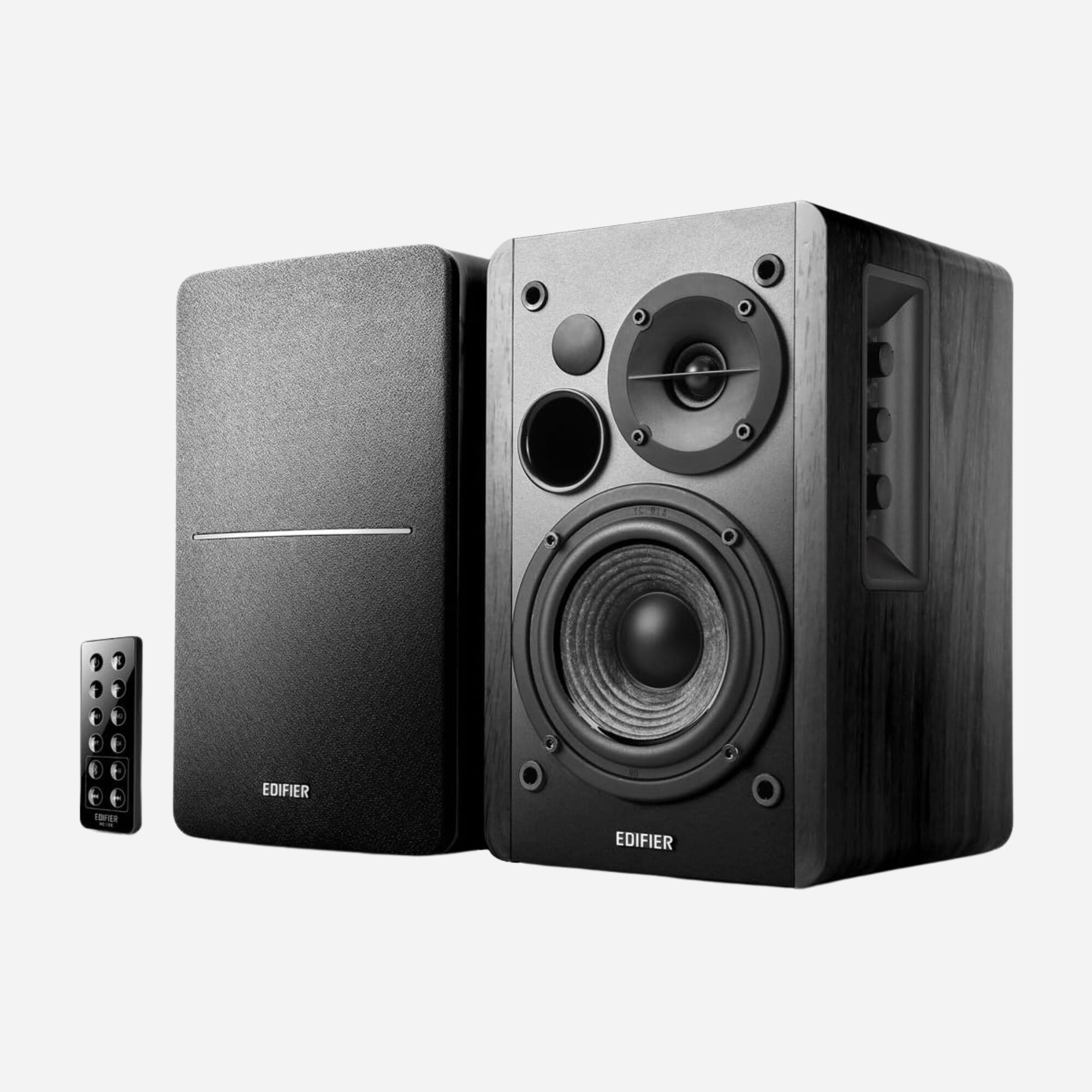 Buy Edifier R1280DB Bookshelf Speakers (Black) | Smart Home Sounds