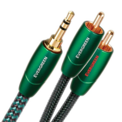 AudioQuest Evergreen 3.5mm to 2 RCA Audio Cable (1M)