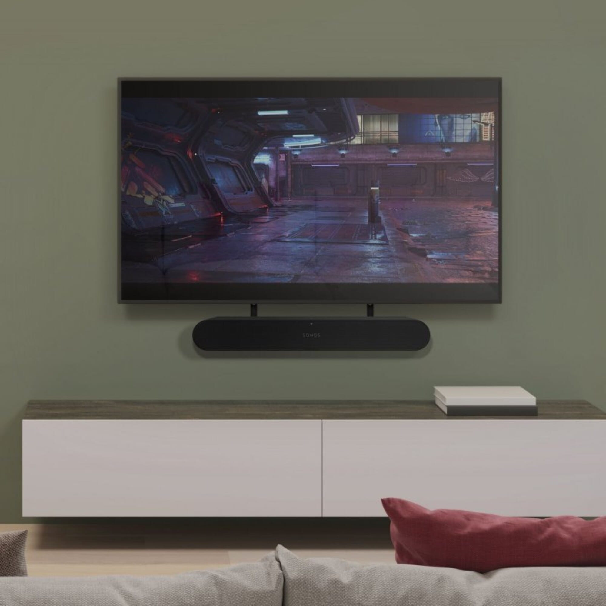 Soundbar Flexson Sonos Beam Tv Stand Flexson TV Mount Attachment