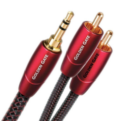 Audioquest Golden Gate 3.5mm to 2 RCA Audio Cable (1m)