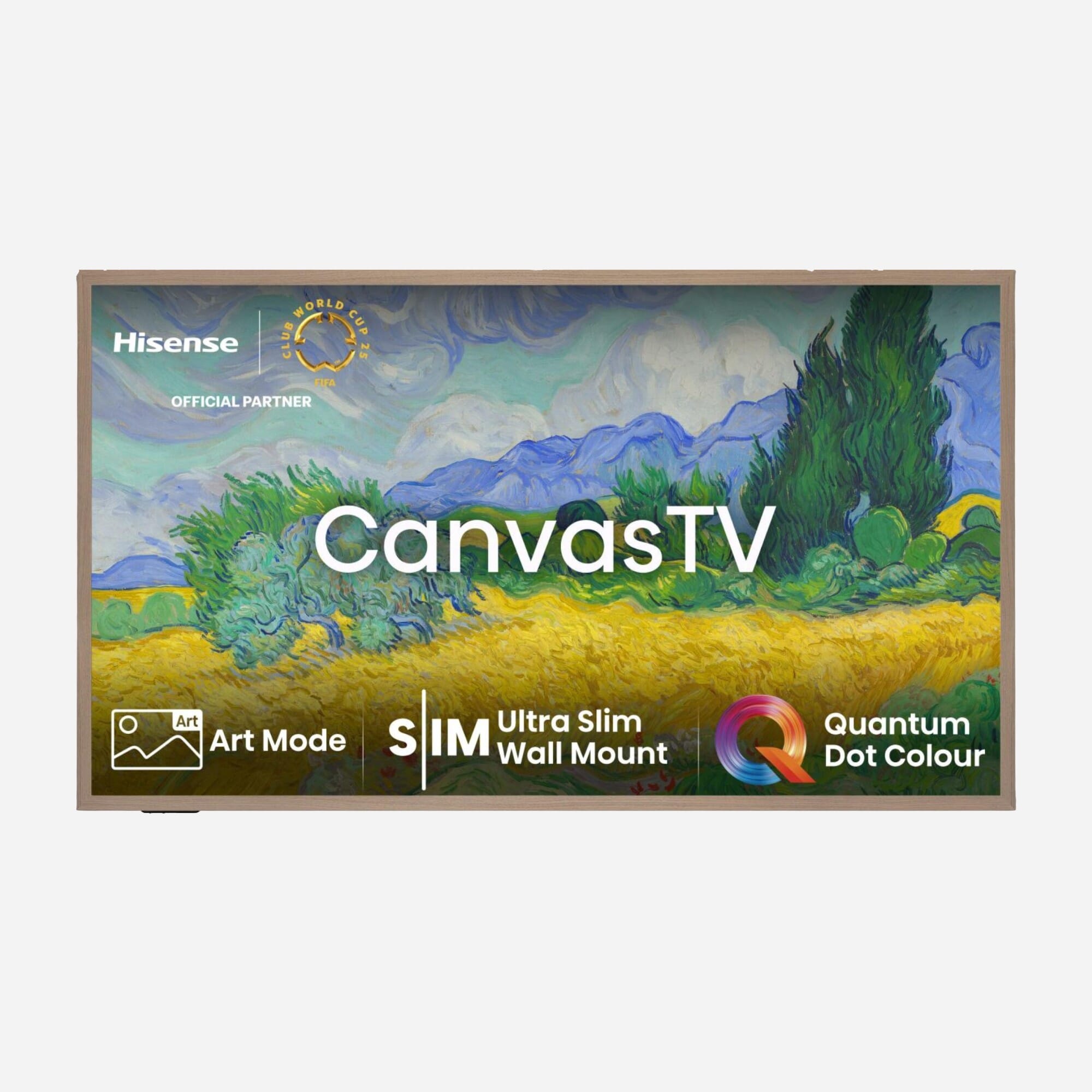 Hisense Canvas TV S7NQ 55" QLED 4K Smart TV with Art Mode