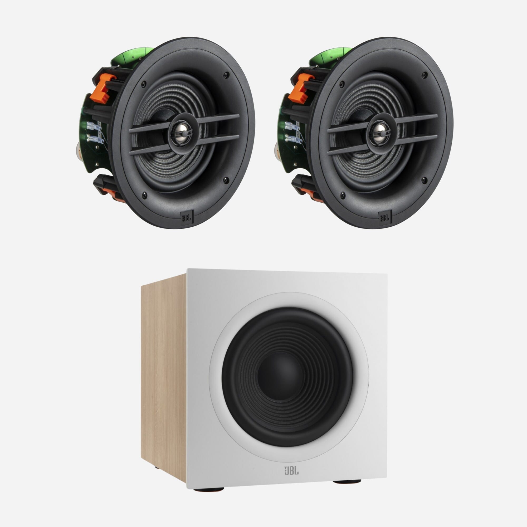 JBL Stage 260C & 200P 2.1 Ceiling Speaker & Subwoofer Package