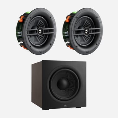 JBL Stage 280C & 220P 2.1 Ceiling Speaker & Subwoofer Package JBL Stage 280C & 220P 2.1 Ceiling Speaker & Subwoofer Package