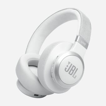 JBL Live 770NC Headphones (White)