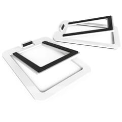 Kanto S2 Small Desktop Speaker Stands (White)