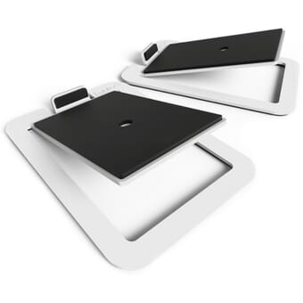 Kanto S4 Medium Desktop Speaker Stands (White)