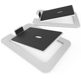 Kanto S6 Large Desktop Speaker Stands (White)