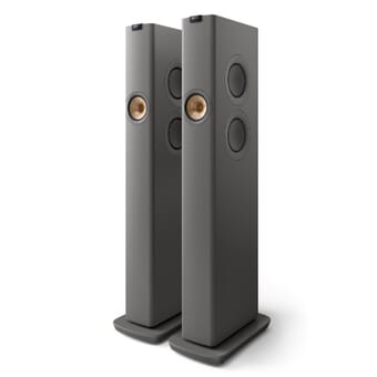 KEF LS60 Wireless Active Floorstanding Speaker (Titanium Grey)